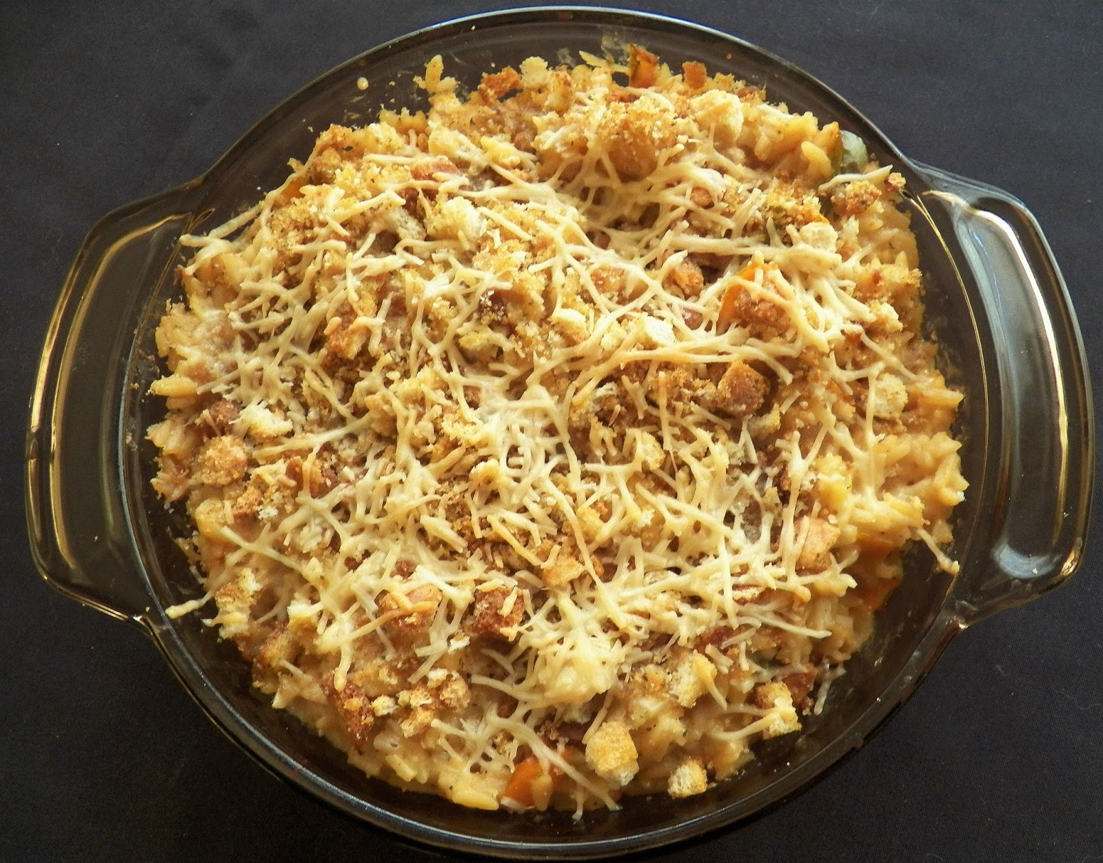 Think With Your Taste Buds Chicken Chicken Alfredo and Rice Casserole