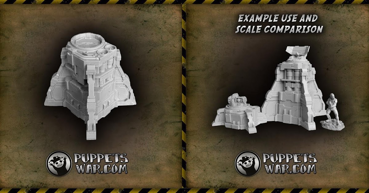 Wargame News and Terrain Puppetswar New Science Fiction Tactical Tower