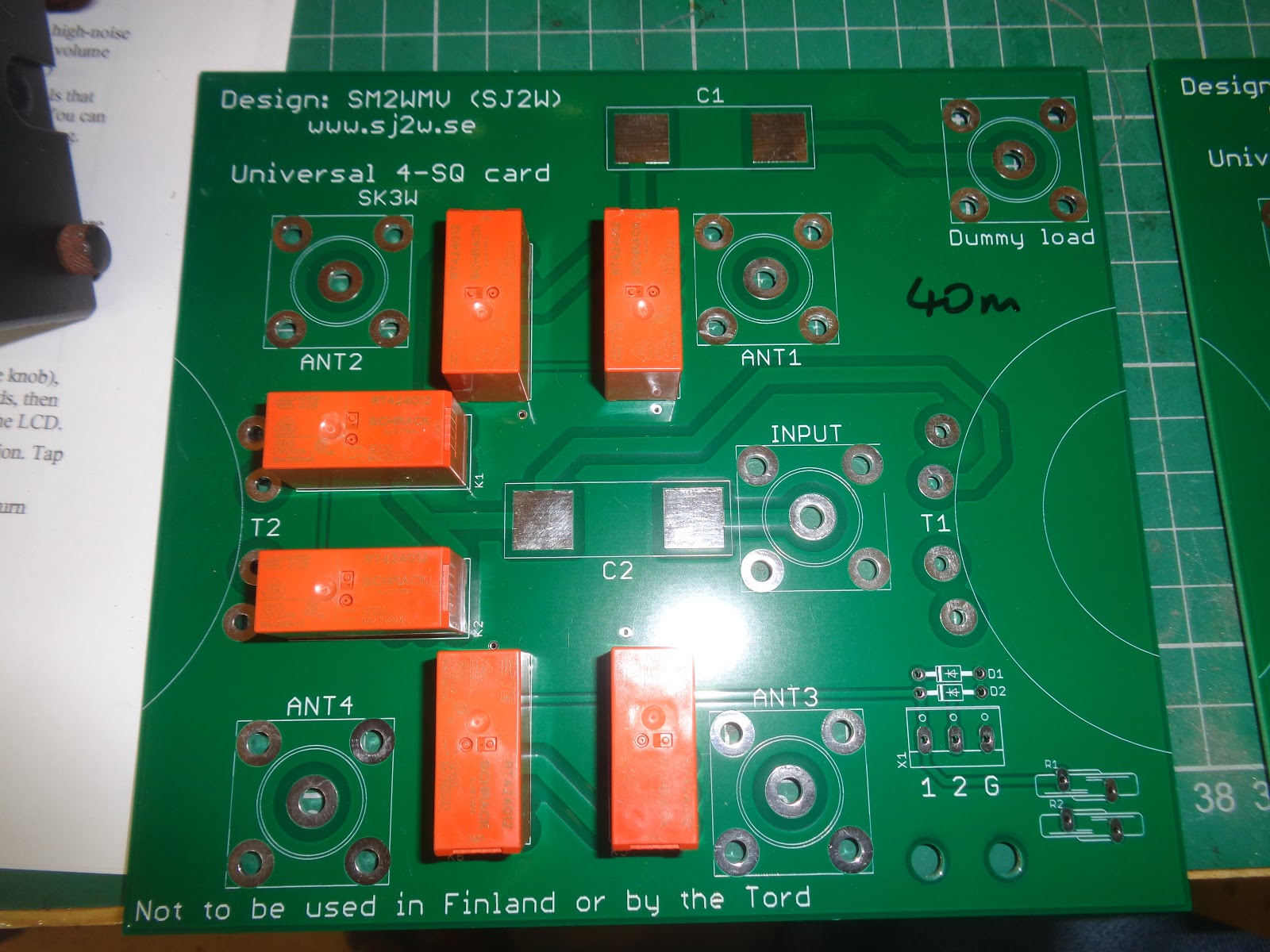 M1KTA's QRP ham radio blog: Two new 4sq 40m and 80m