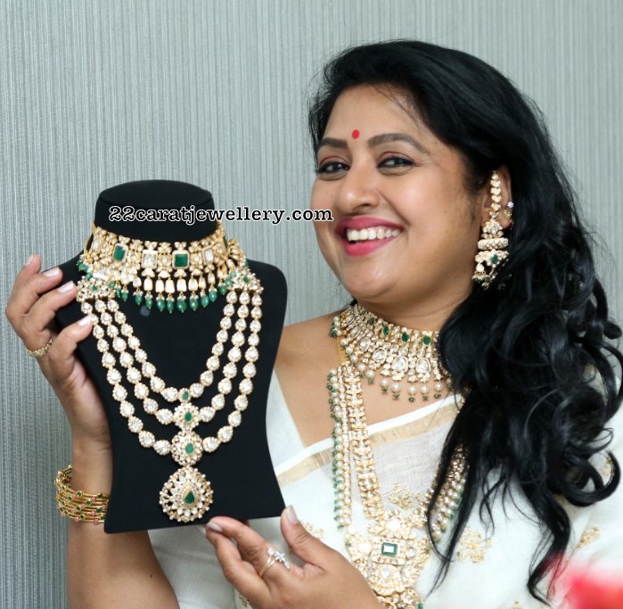 Sana Showcasing Kundan Jewelry - Jewellery Designs