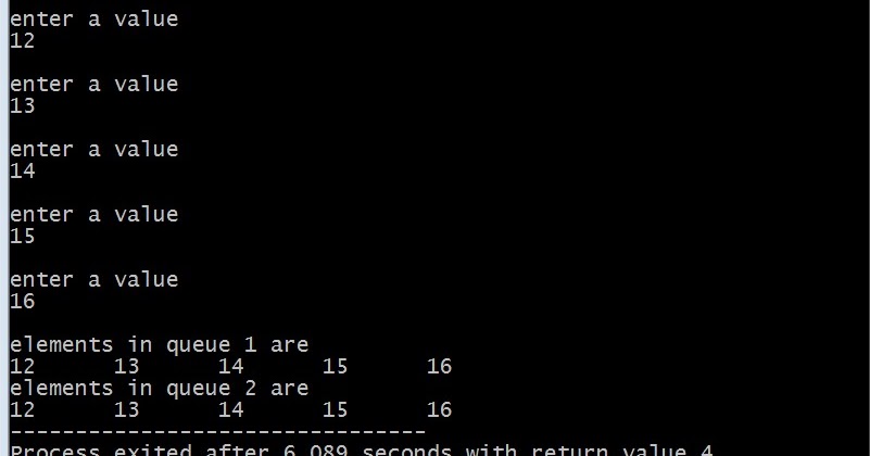 Technology Blog : Copying elements of one queue to another queue : C ...