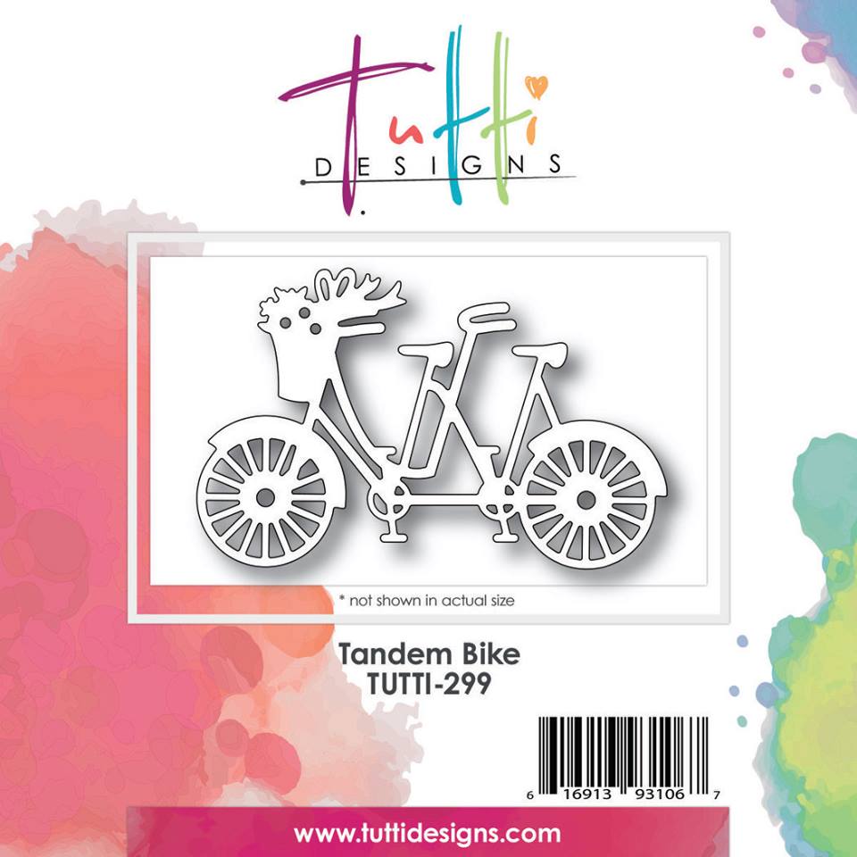 Tutti Designs: Bicycle for Two Die Cut Spring Card