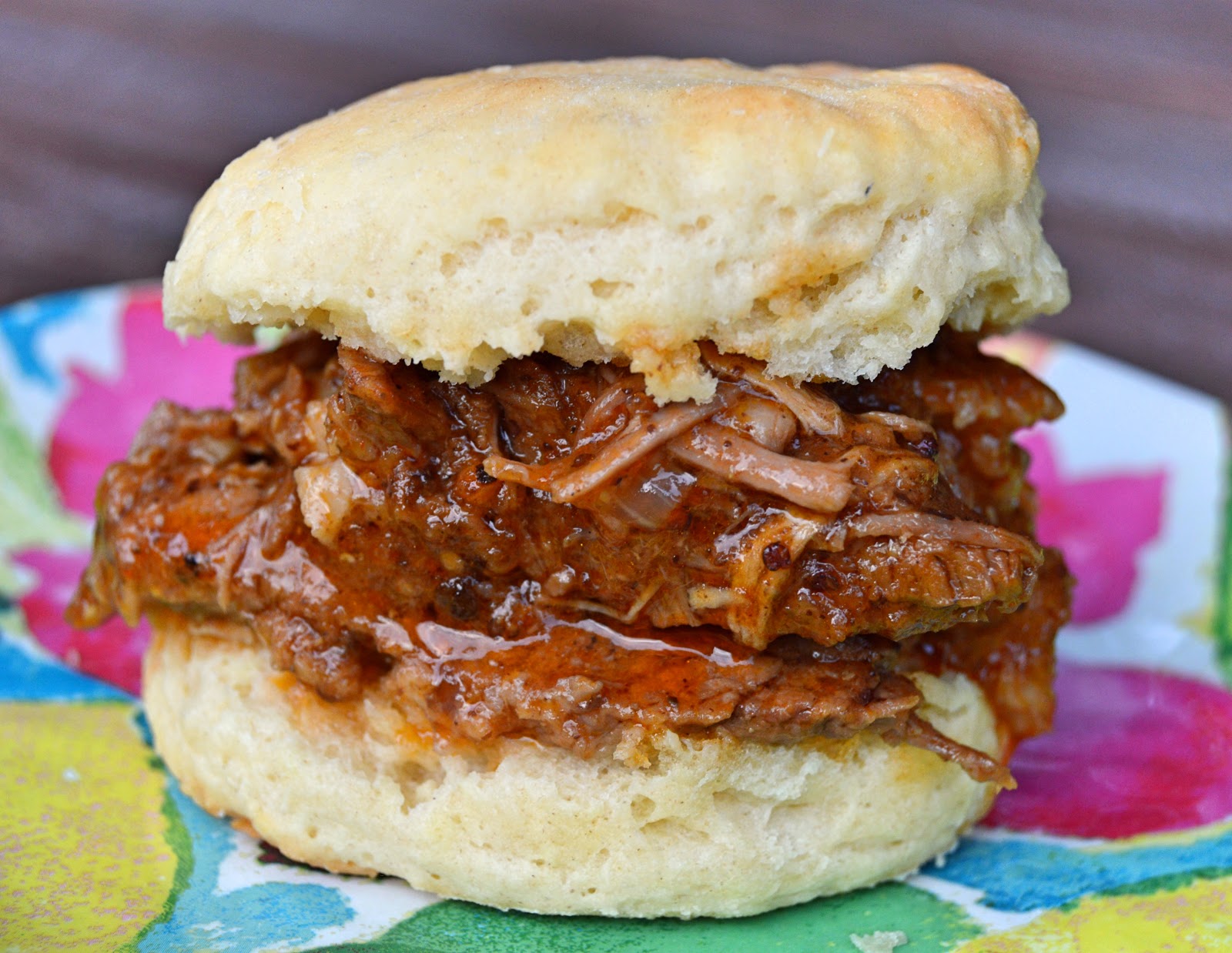 Rosie's Country Baking Slowbaked Brisket with Bourbon Mustard Barbecue Sauce