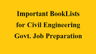 Booklist for Civil Engineering Job