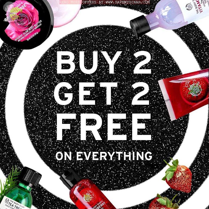 The Body Shop Kuwait - Buy 2 Get 2 Free on everything