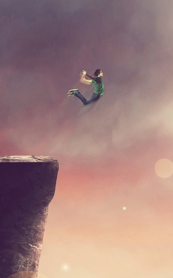 Jump Of The Cliff  Android Best Wallpaper