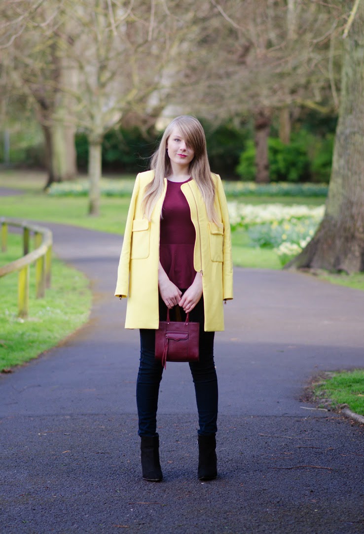 Yellow Zara Jacket, as worn by Lorna Burford, UK Fashion Blogger