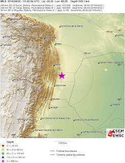 Cutremur puternic cu magnitudinea de 6,8 grade in Bolivia