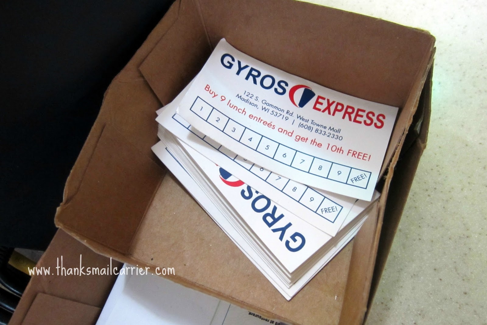 Gyros Express free lunch