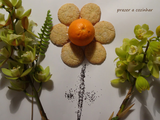 prazer a cozinhar - biscoitos fofos de laranja com sementes de papoila