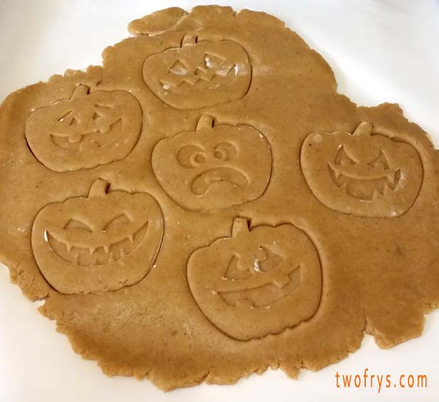 Two Frys JackOLantern Cookies