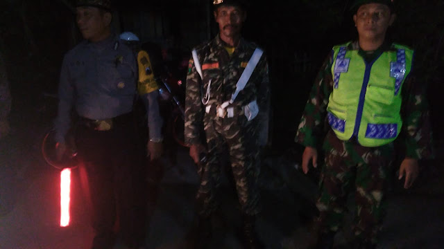 Babinsa Plumbungan Pengamanan Pengajian Haflah Akhirusanah Ponpes Walisongo