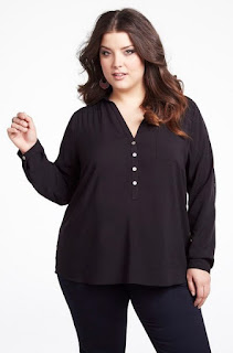 Model Baju Blus Wanita Gemuk
