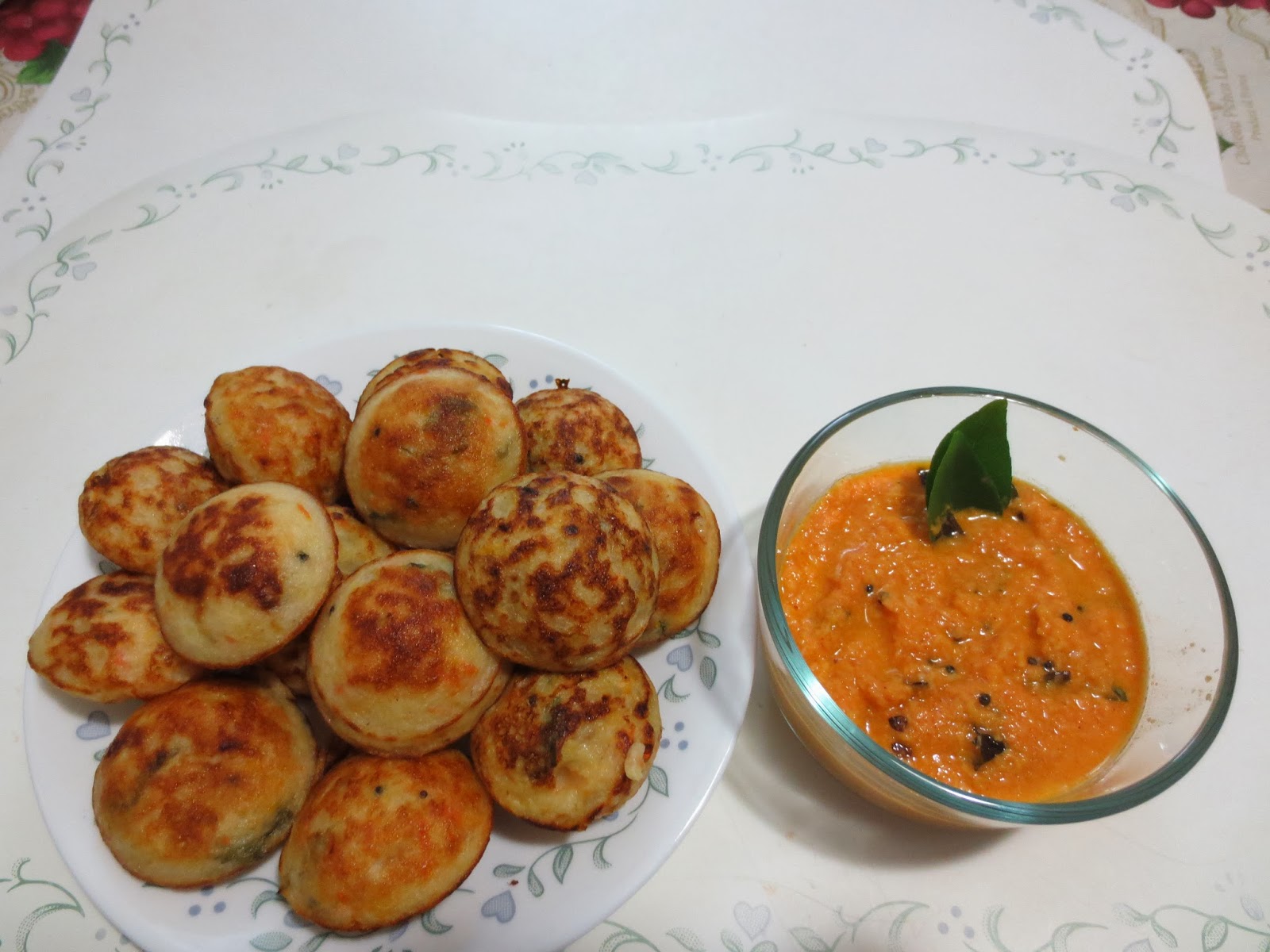 Easy Paniyaram with coconut chutney Kottayam Kitchen