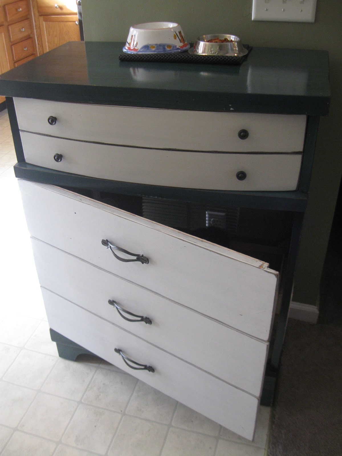 That's Not Junk...Refurbished Recycled Furniture Cat Box Dresser
