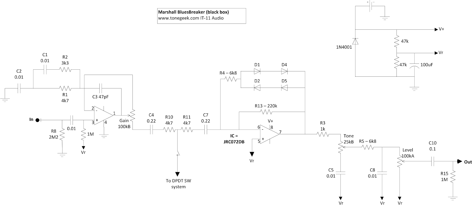 StompBoXed The Guitar Pedal Builders Repository Marshall Bluesbreaker