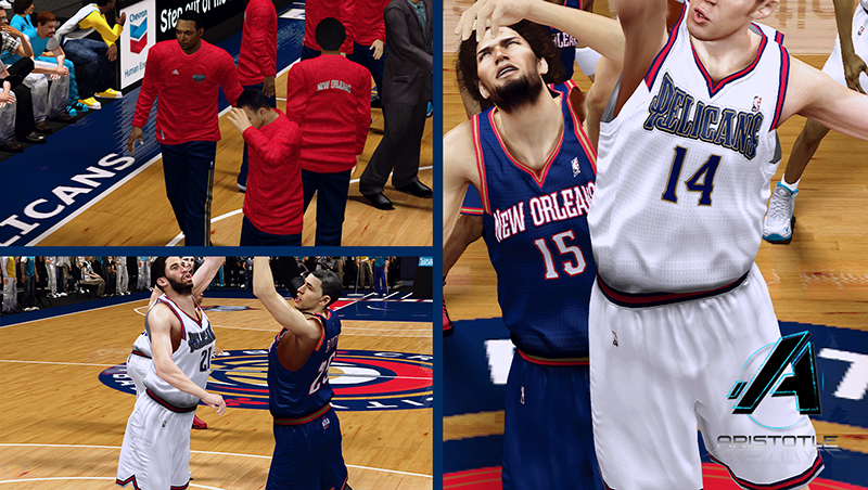 NBA 2K14 New Orleans Pelicans 2013-14 Jerseys 