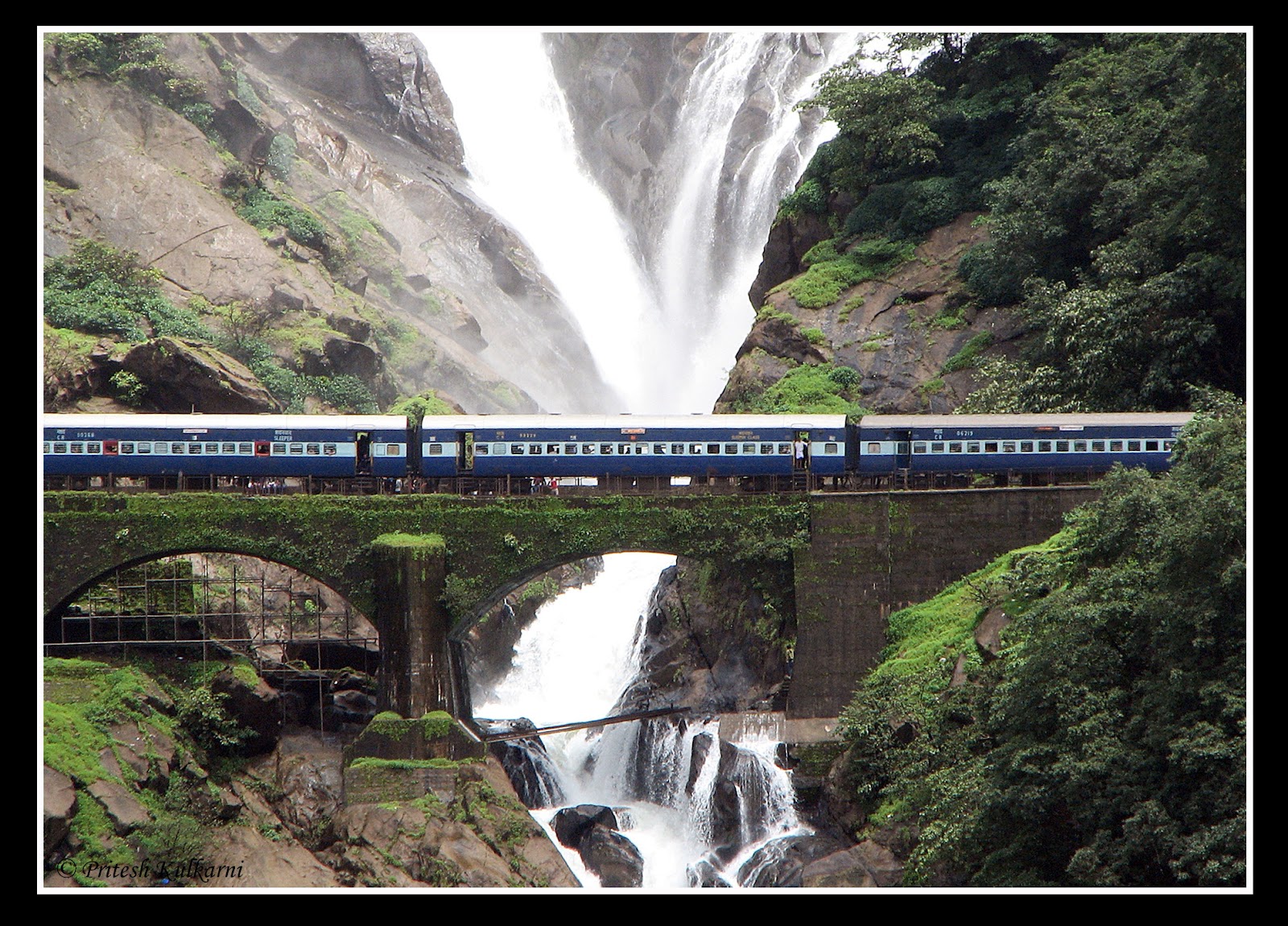 Travel blogs Monsoon Dudhsagar Waterfall Rail Trek