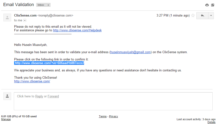Has been sent to your email. The message has been sent.
