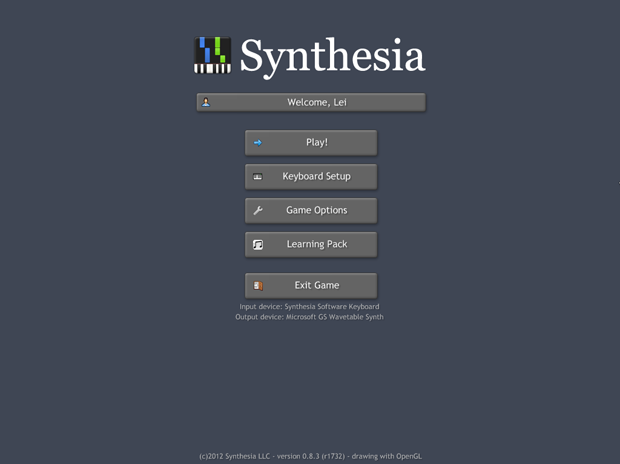 Learn to play the piano with Synthesia