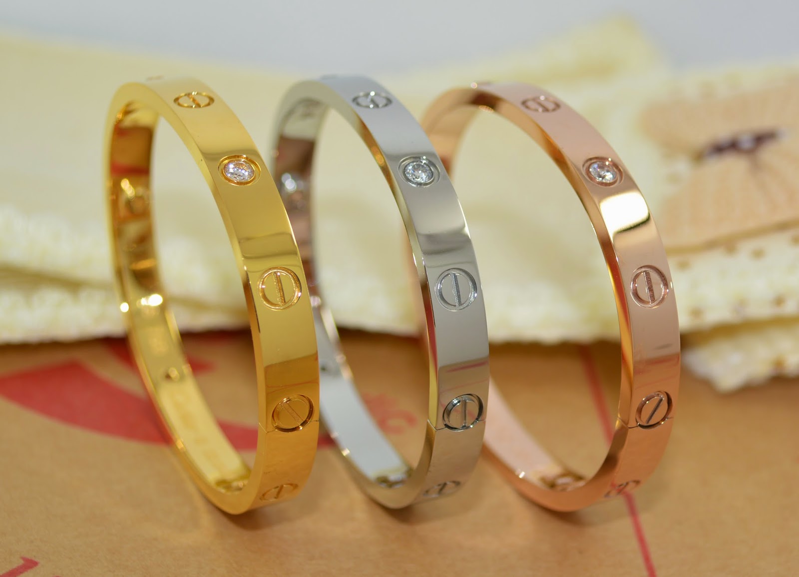 is cartier love bracelet solid gold
