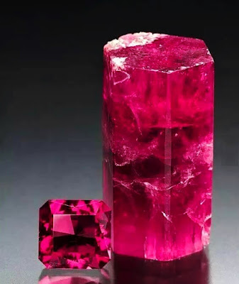 Red Beryl Cystal-Gemstone