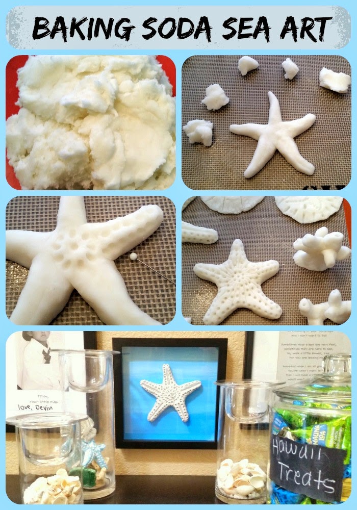 Crafts & Creative D.I.Y. Baking Soda Dough Sea Art