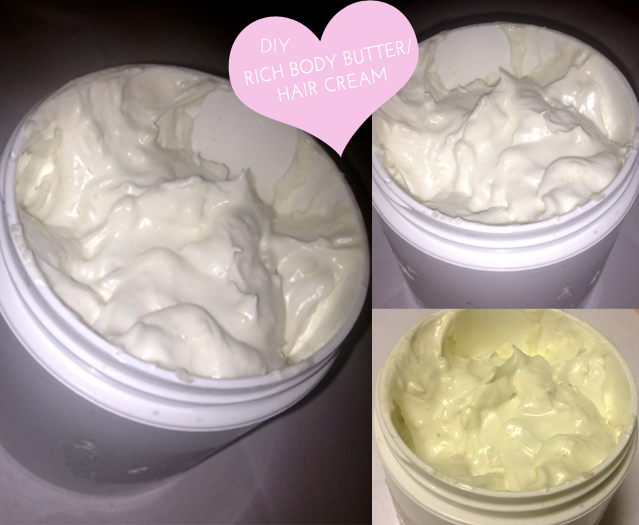 Yolanda G ♥ DIY Rich Whipped Body Lotion/Hair Cream