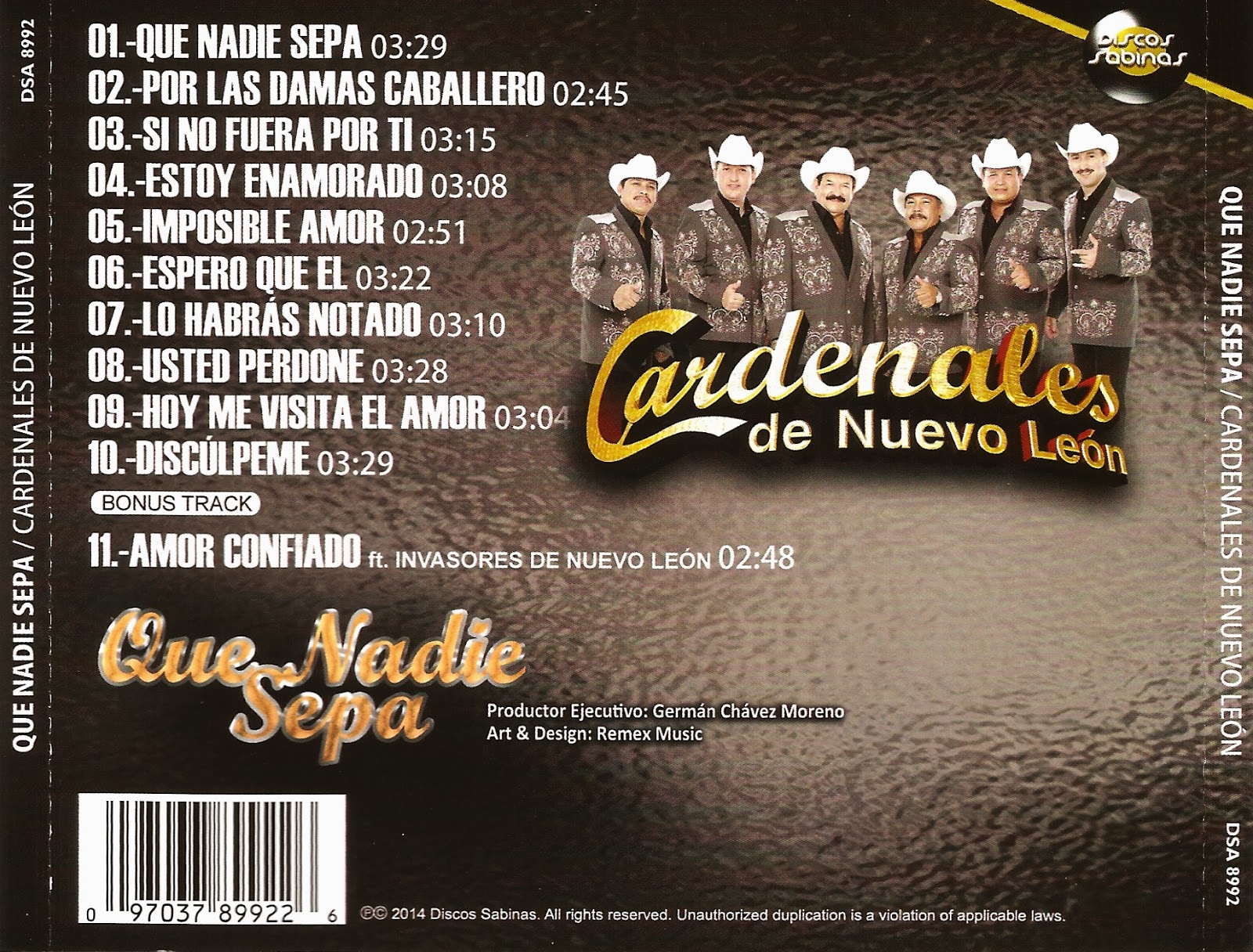 RULO TEXANO CARDENALES DE NUEVO LEON QUE NADIE SEPA (DISCO 2014)