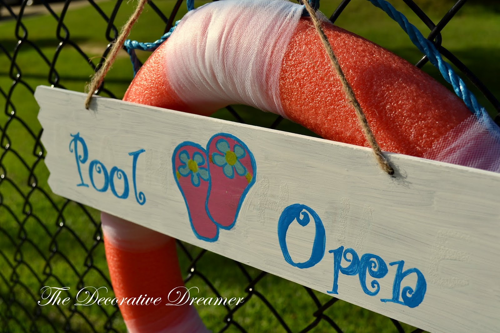 The Decorative Dreamer My Pool Noodle Project