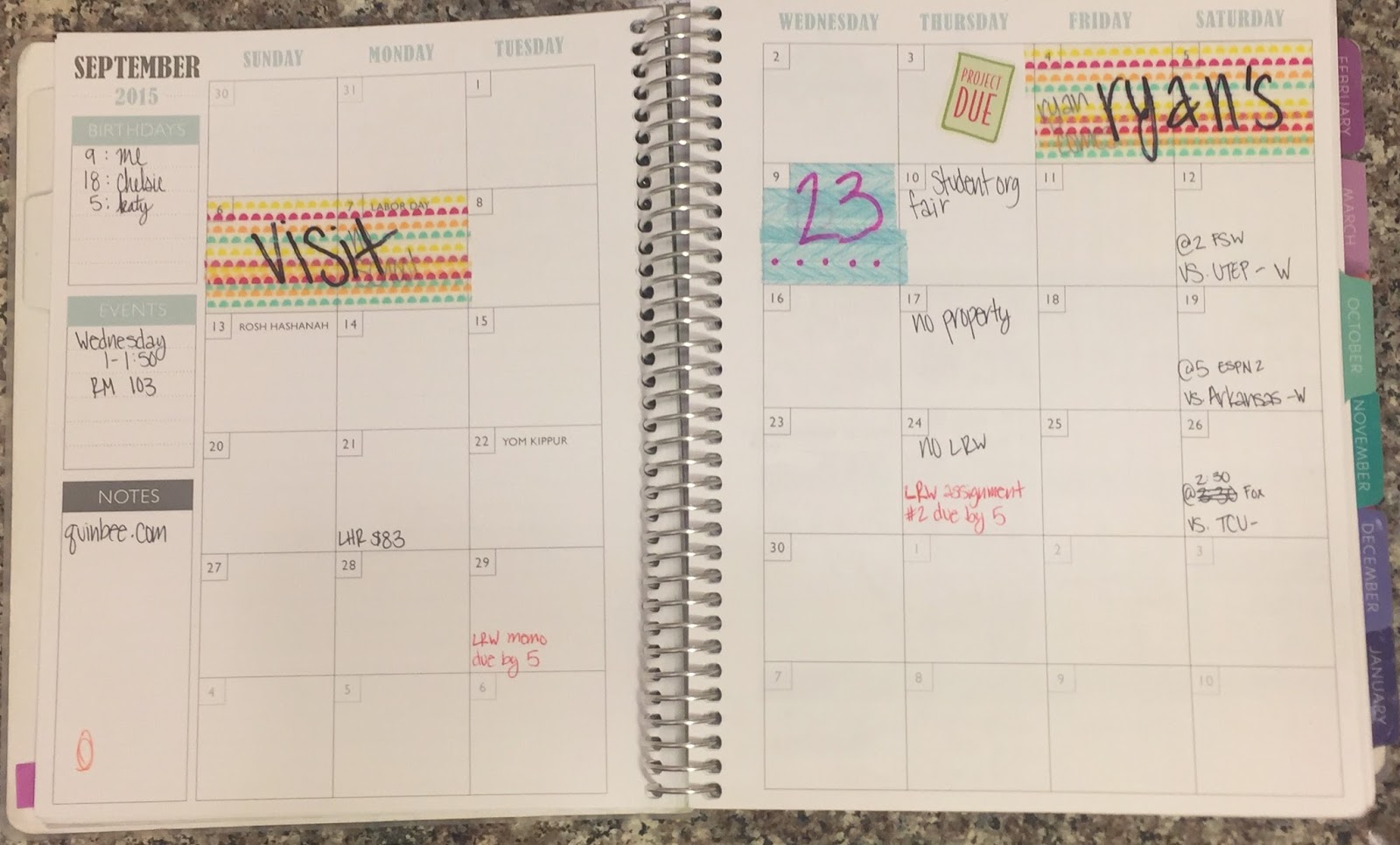 best planners for graduate students
