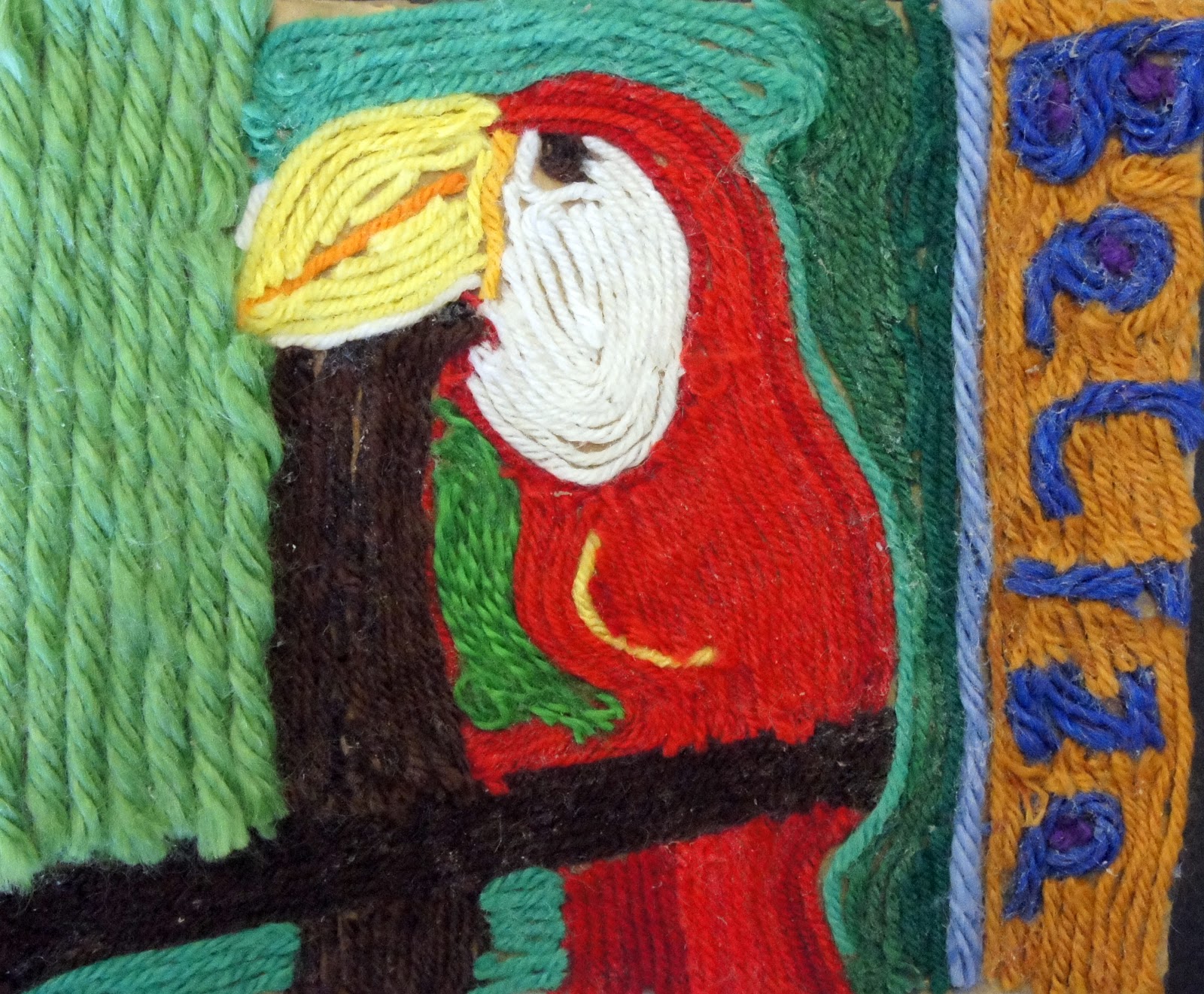 Crafts Yarn Painting