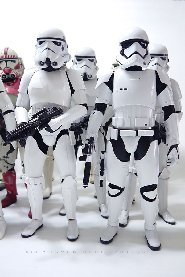 toyhaven: Evolution of the Star Wars Stormtrooper: Episode II (Phase 1 armor) to Episode VII