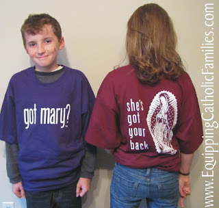 Got Mary? shirt GIVEAWAY - Equipping Catholic Families