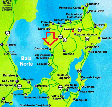 Playas de Brasil Praia da Barra do Sambaqui (Florianópolis/Brasil)