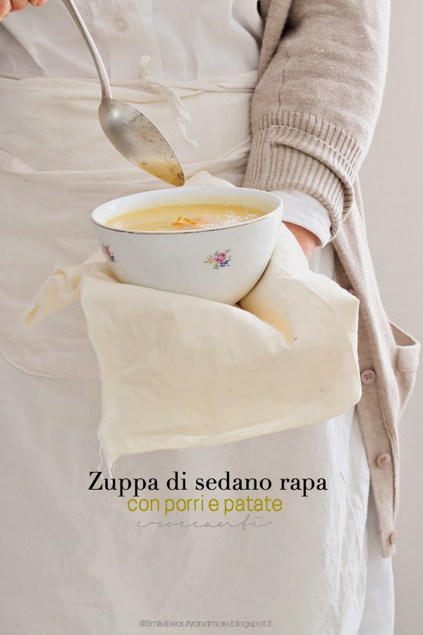 zuppa di sedano rapa, con qualcosa in più!