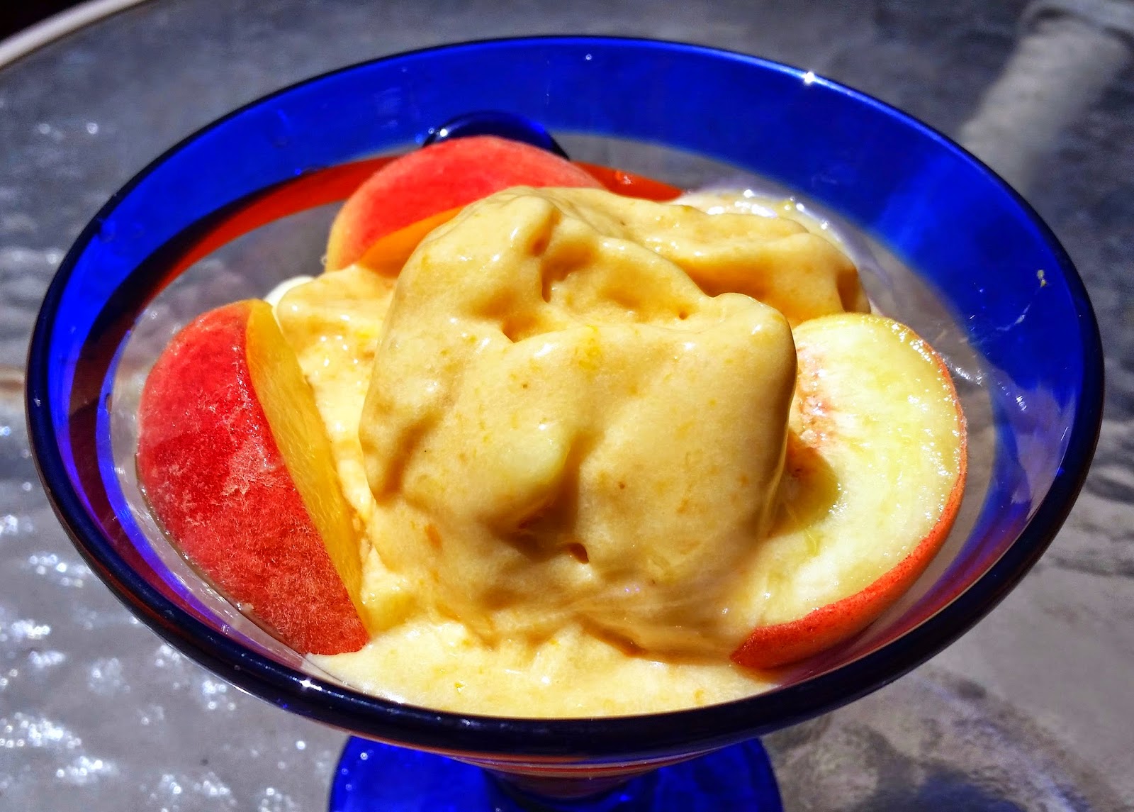 QT's Random Ramblings Recipe QT's CheaterStyle Peaches 'n Cream Ice