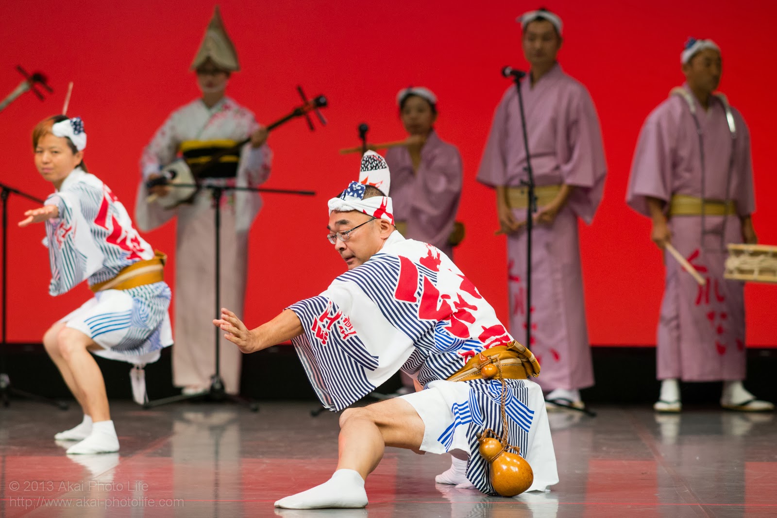 小金井市民文化祭、紅連の男踊り