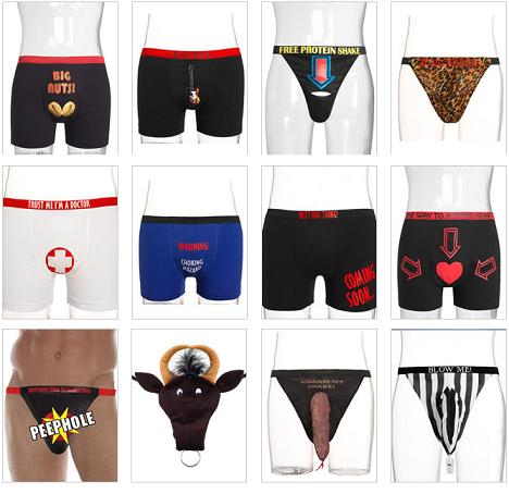 MEN and their UNDERWEAR