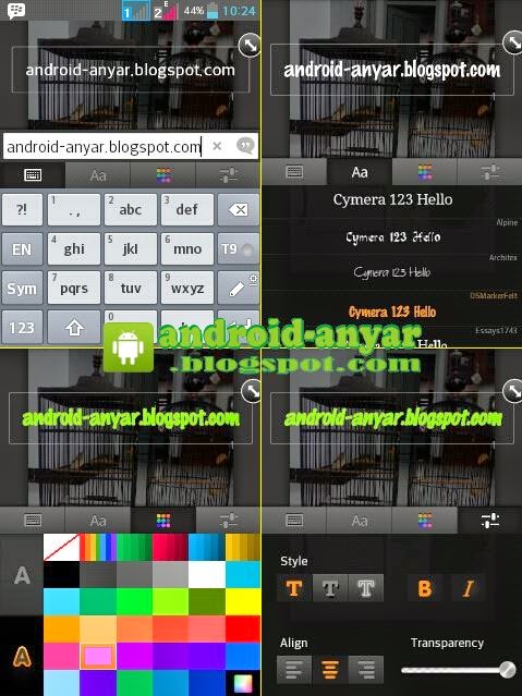 Menulis Teks dalam gambar / foto dengan HP Android