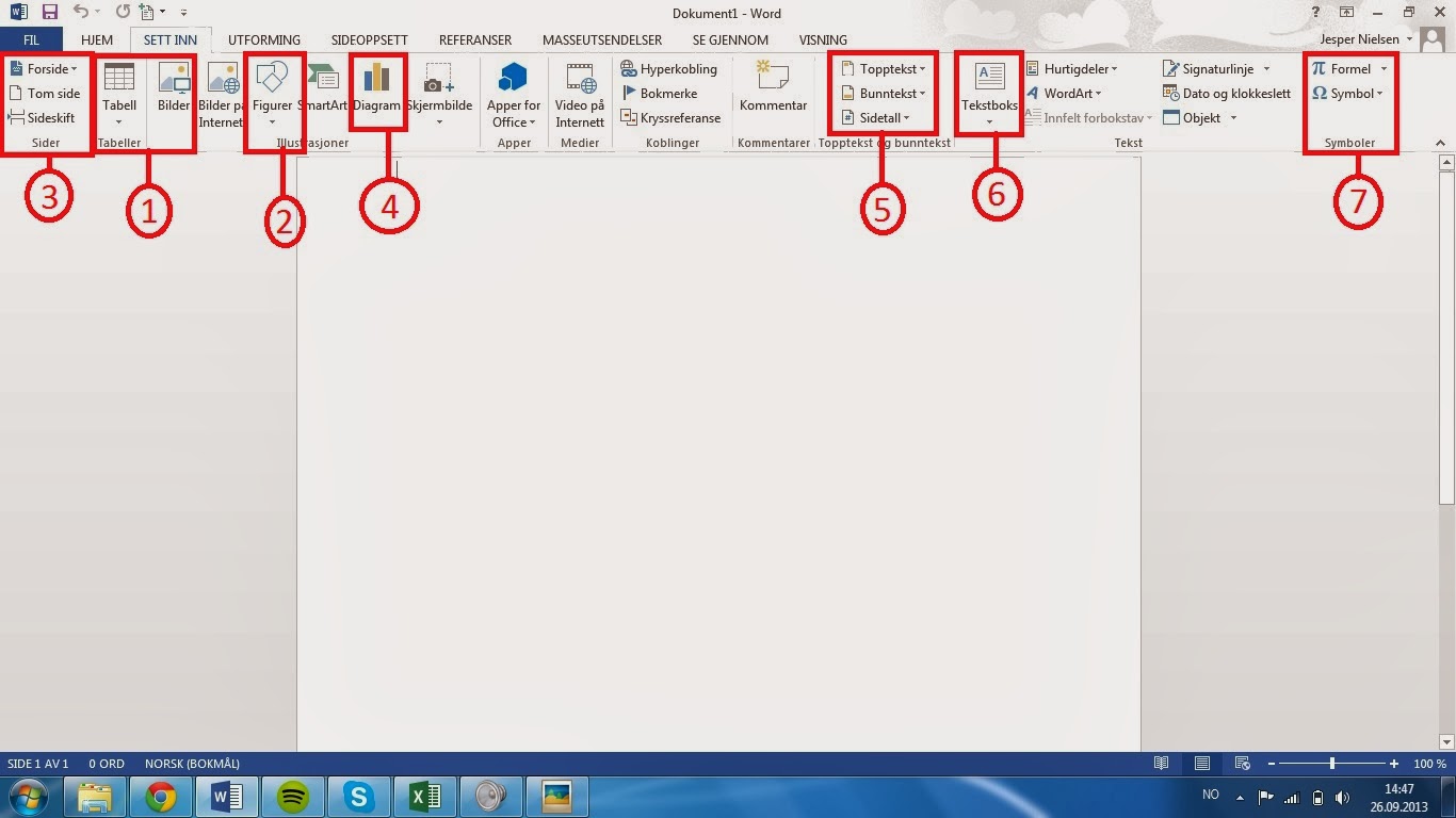 2IKAblogg Jesper Nielsen 2013/2014 Word manual
