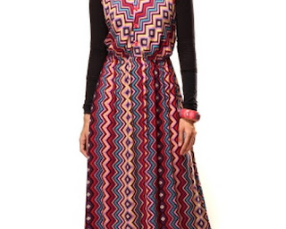 Model Baju Terusan Wanita Celana Panjan Modern Brokat Batik Terbaru