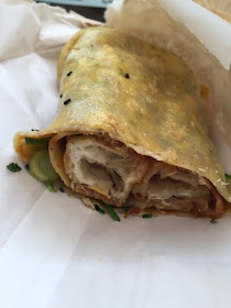 chinese donut crepe;  crepe village