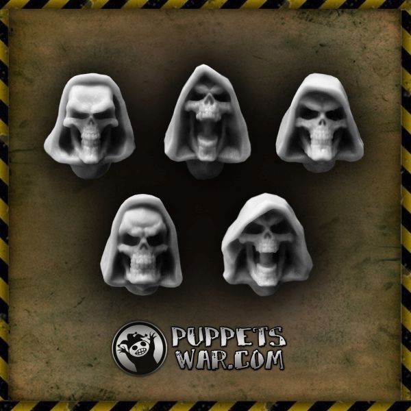 Tabletop Fix Puppetswar Hooded Skull Heads