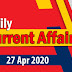 Kerala PSC Daily Malayalam Current Affairs 27 Apr 2020