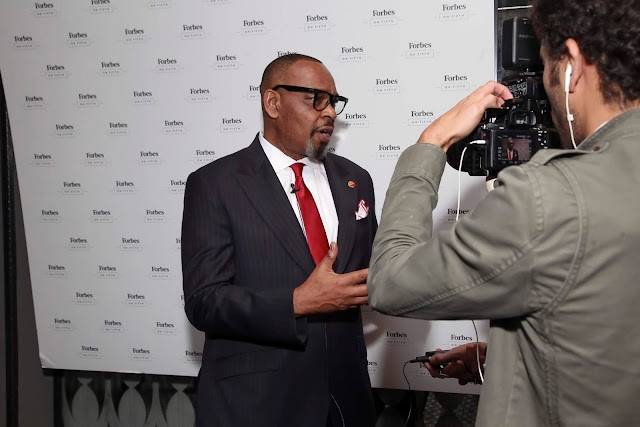 Aiteo staff dazzled in New York when their boss picks Forbes awards (pictures)