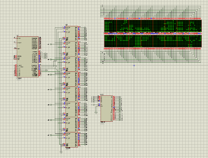 Mạch Led Ma Trận 16x64
