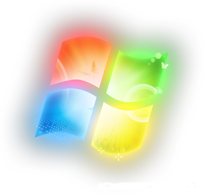 Microsoft Windows Glowing Logo Wallpaper