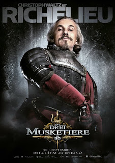 Pósters de los personajes de "Los 3 Mosqueteros"