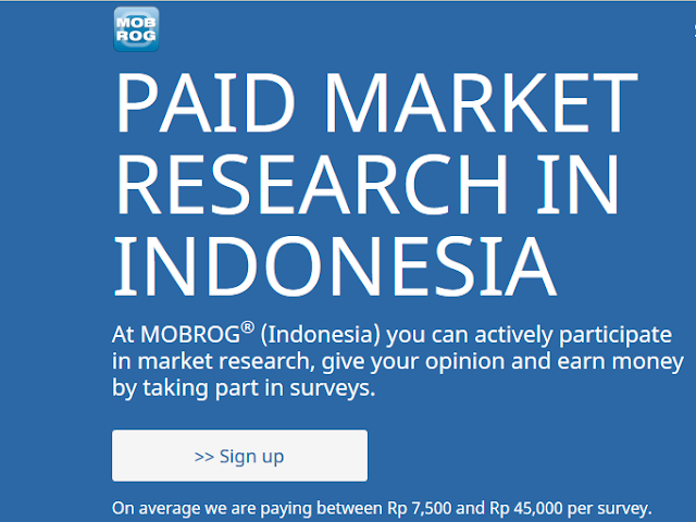 Cara Menghasilkan Uang dari Internet Dengan Mengikuti Survey Online Mobrog